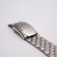 1998 Seiko Quartz Marine Blue Sunburst Grain Dial Men's Wrist-Watch