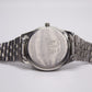 1998 Seiko Quartz Marine Blue Sunburst Grain Dial Men's Wrist-Watch