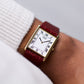 1997 Seiko 'Tank' Roman Numerals Dial Men's Wrist-Watch