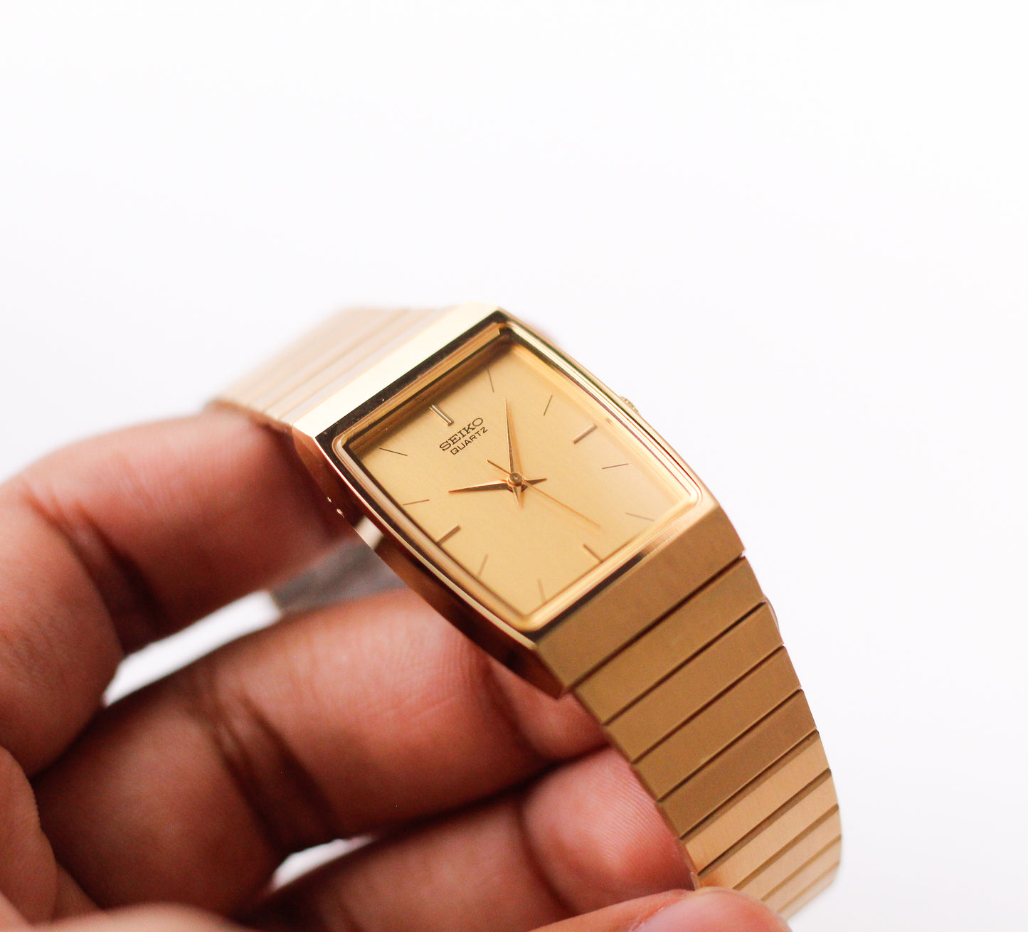 1988 Seiko Quartz Golden Tank Men's Wrist Watch