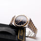 [Mint] 2000s Pulsar Quartz Inky Black Dial Two Tone Men's Wrist Watch W/Box