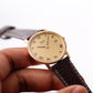 [Serviced] 1978 Seiko Quartz 'Golden Roman Dial Coinage Bezel' Men's Wrist-Watch