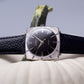 [Serviced] 1960s Waltham Mechanical Inky Black Dial Men's Wrist-Watch