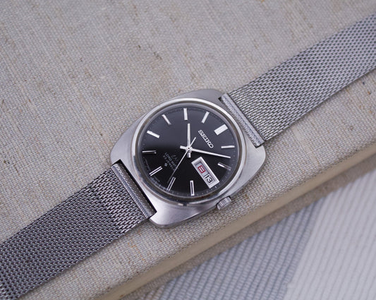 1970 Seiko Lord-Matic Deep Gray Dial Men's Wrist-Watch