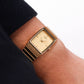 1988 Seiko Quartz Golden Tank Men's Wrist Watch
