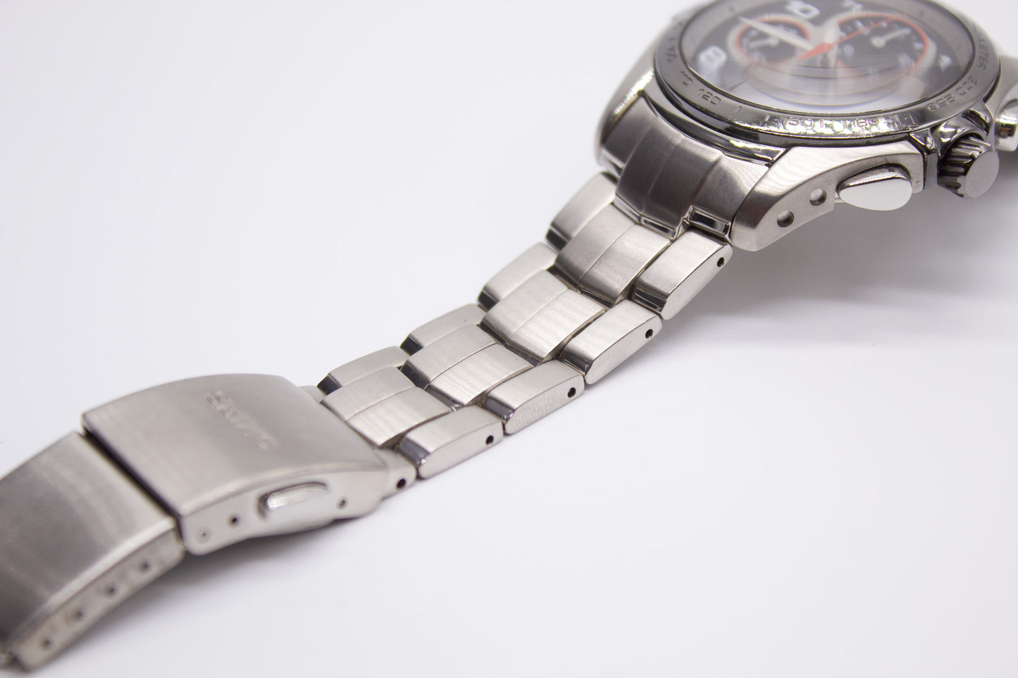 [Limited Edition] 2000s Seiko Bar Honda Quartz Chronograph Titanium Case Men's Wrist-Watch