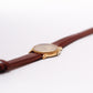 1987 Seiko Quartz Moon-Phase Golden Sunburst Dial Men's Wrist-Watch