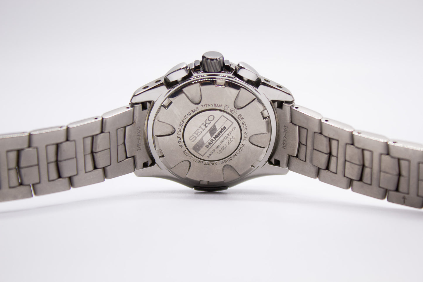 [Limited Edition] 2000s Seiko Bar Honda Quartz Chronograph Titanium Case Men's Wrist-Watch