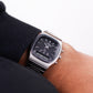 1987 Citizen Ana-Digi Matte Black Dial Men's Wrist-Watch