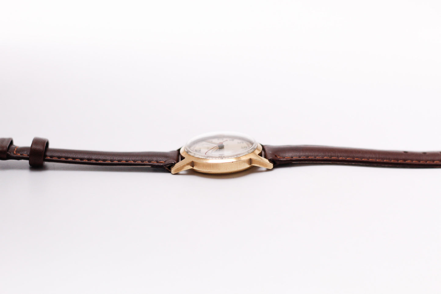 1950s Reyco 10K Solid Gold Military Style Dial Mechanical Men's Wrist-Watch