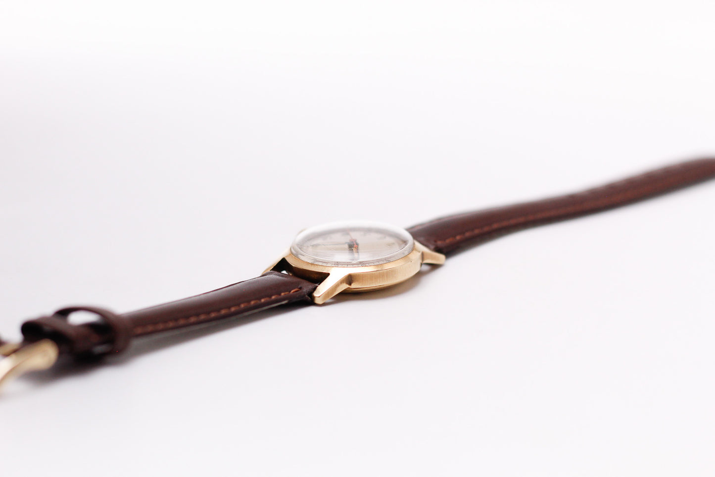 1950s Reyco 10K Solid Gold Military Style Dial Mechanical Men's Wrist-Watch