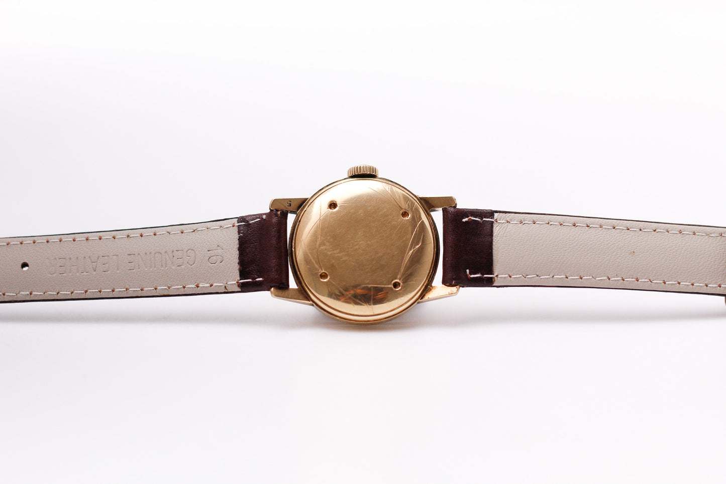 1950s Reyco 10K Solid Gold Military Style Dial Mechanical Men's Wrist-Watch