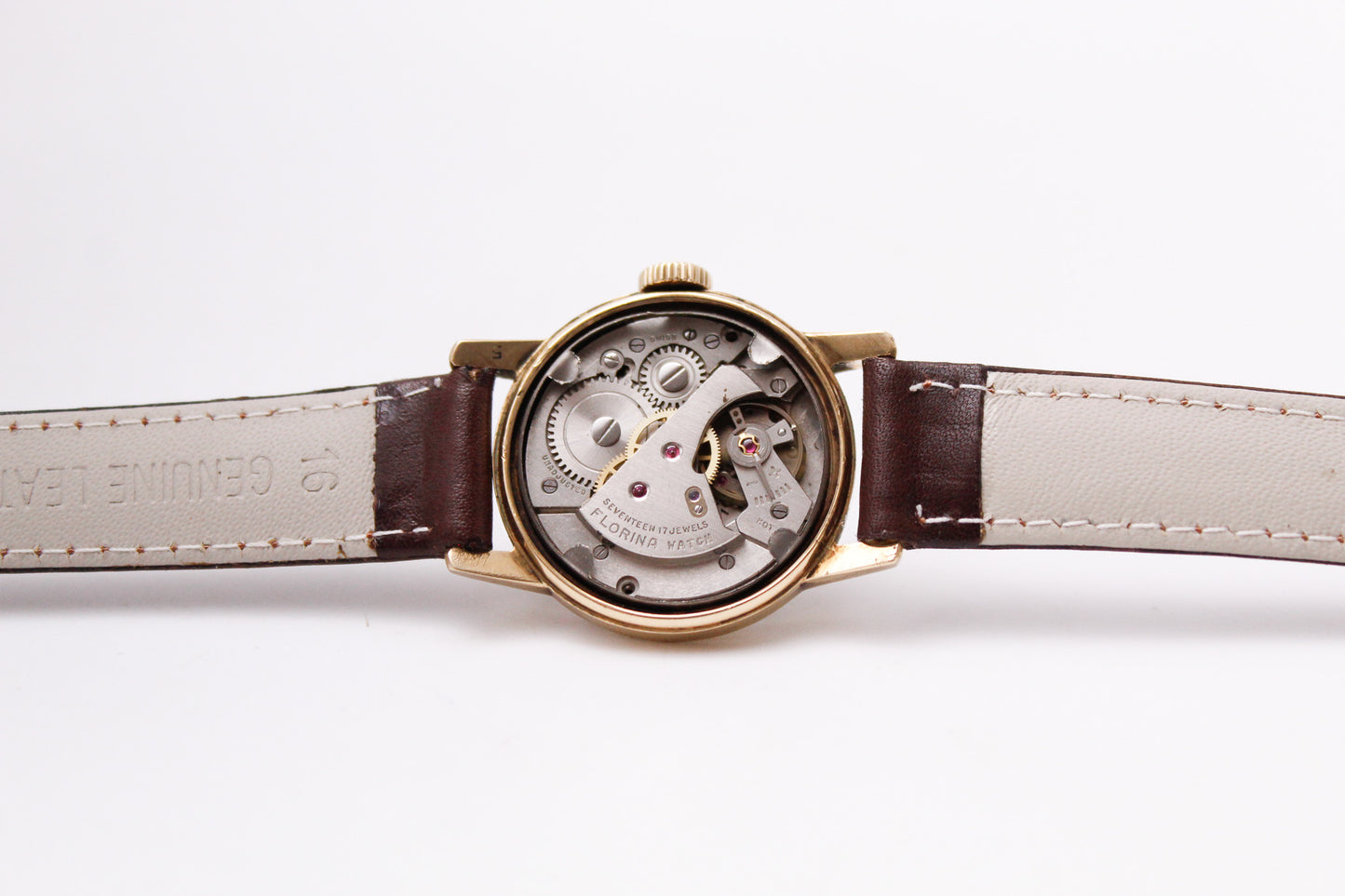 1950s Reyco 10K Solid Gold Military Style Dial Mechanical Men's Wrist-Watch