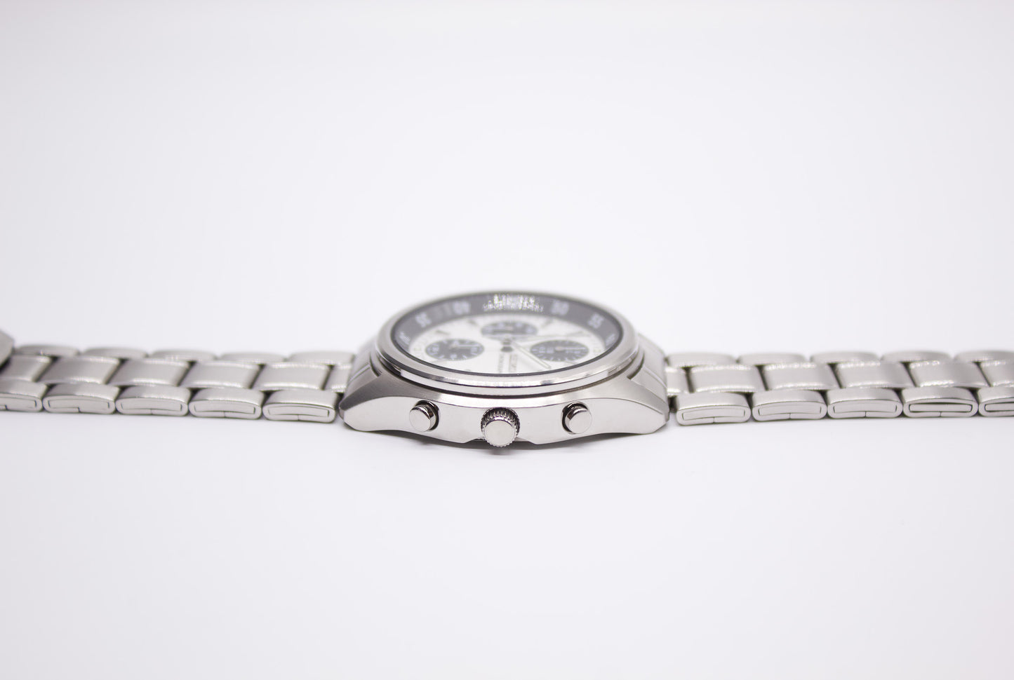 2005 Seiko Quartz Panda Chronograph Men's Wrist-Watch