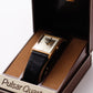 [New Mint] 1995 Pulsar Quartz Straight Grain Pale Dial Men's Wrist-Watch W/Box