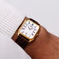 [Near Mint] 2004 Pulsar Quartz White Roman Dial Men's Wrist-Watch