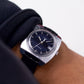 [Serviced] 1964 Timex Electronic Tri-Textured Midnight Blue Dial Men's Wrist-Watch