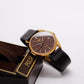 1984 Pulsar Quartz Chocolate Brown Dial Men's Wrist-Watch W/Box