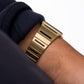 1983 Seiko Quartz Tank Inky Black Dial Men's Wrist-Watch