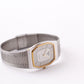 1992 Pulsar Quartz Straight Grain Gray Dial Two Tone Men's Wrist-Watch W/Box