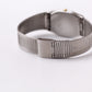1992 Pulsar Quartz Straight Grain Gray Dial Two Tone Men's Wrist-Watch W/Box