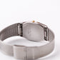 1992 Pulsar Quartz Straight Grain Gray Dial Two Tone Men's Wrist-Watch W/Box