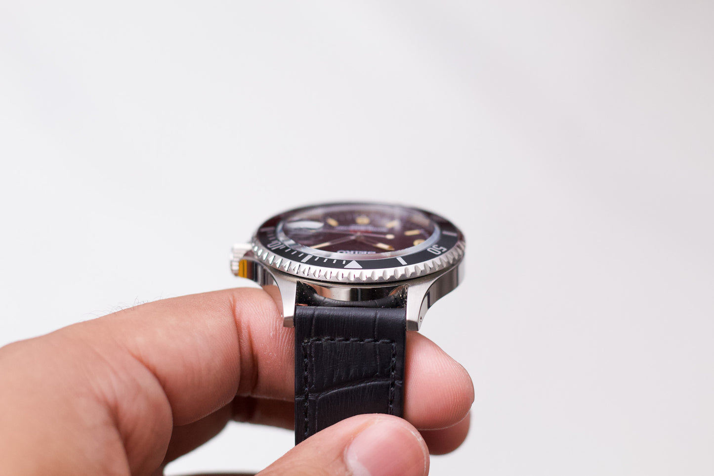 2020 JDM Seiko Solar 'Baby Submariner' Men's Wrist-Watch Full-Set