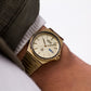 1984 Seiko SQ 100 Golden Frost Dial Men's Wrist-Watch W/Box