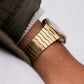 1984 Seiko SQ 100 Golden Frost Dial Men's Wrist-Watch W/Box