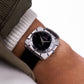 [Serviced] 1960s Waltham Mechanical Inky Black Dial Men's Wrist-Watch
