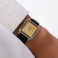 1979 Seiko Quartz Golden Washi Dial Two Tone Men's Wrist-Watch