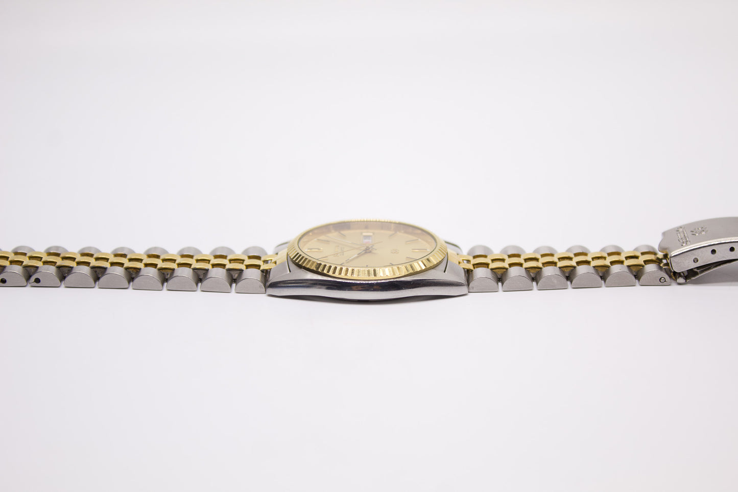 1989 Seiko SQ Baby Day-Date Men's Wrist-Watch