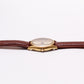 1985 Seiko SQ Quartz Brushed Golden Dial Fluted Bezel Men's Wrist-Watch