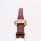 1985 Seiko SQ Quartz Brushed Golden Dial Fluted Bezel Men's Wrist-Watch