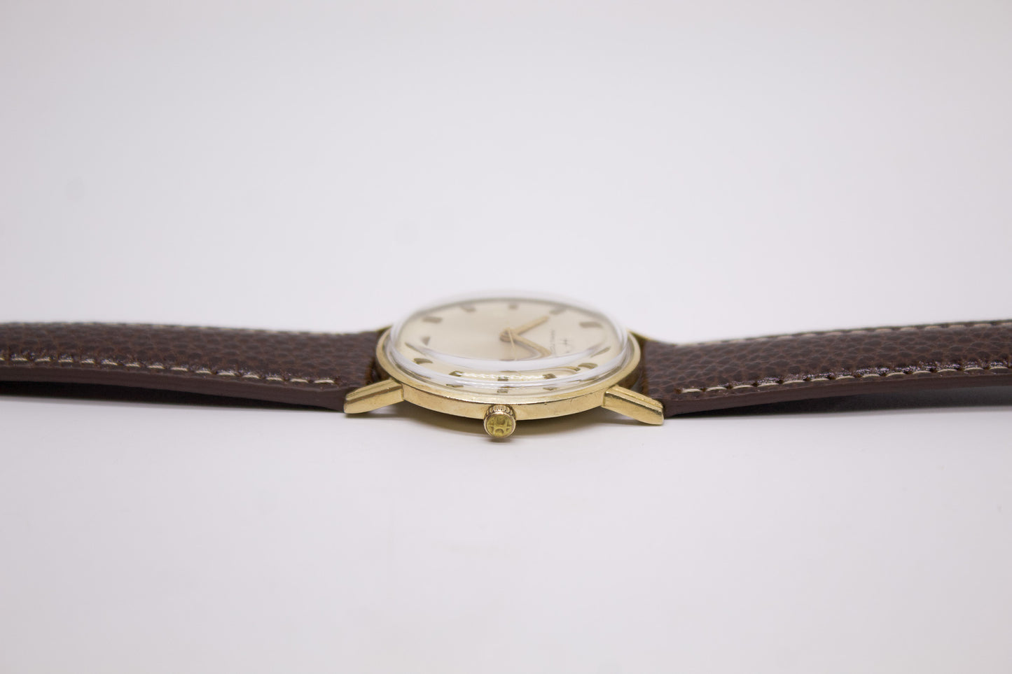[Serviced] 1960s Hamilton Mechanical Art Deco Dial Men's Wrist-Watch