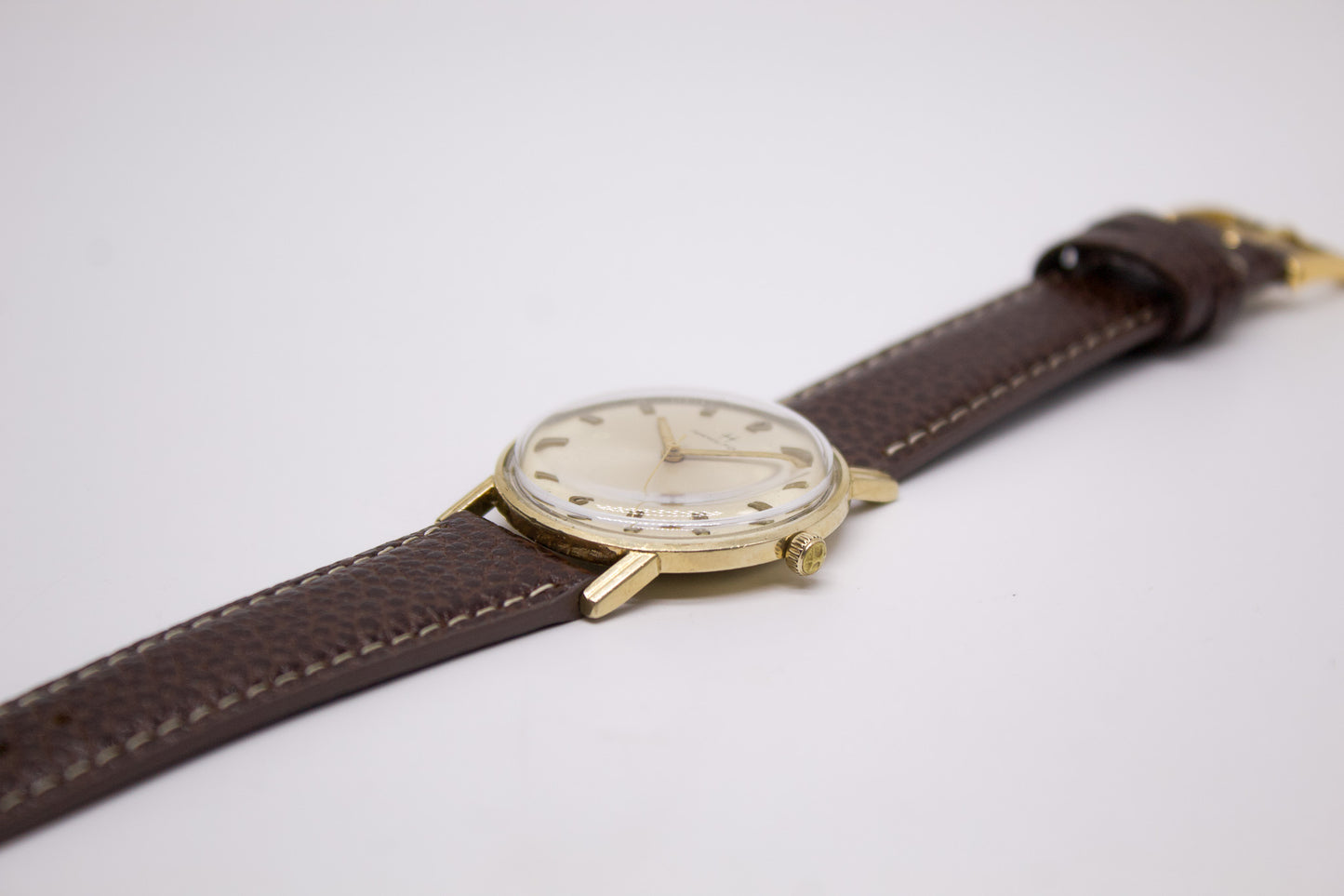 [Serviced] 1960s Hamilton Mechanical Art Deco Dial Men's Wrist-Watch