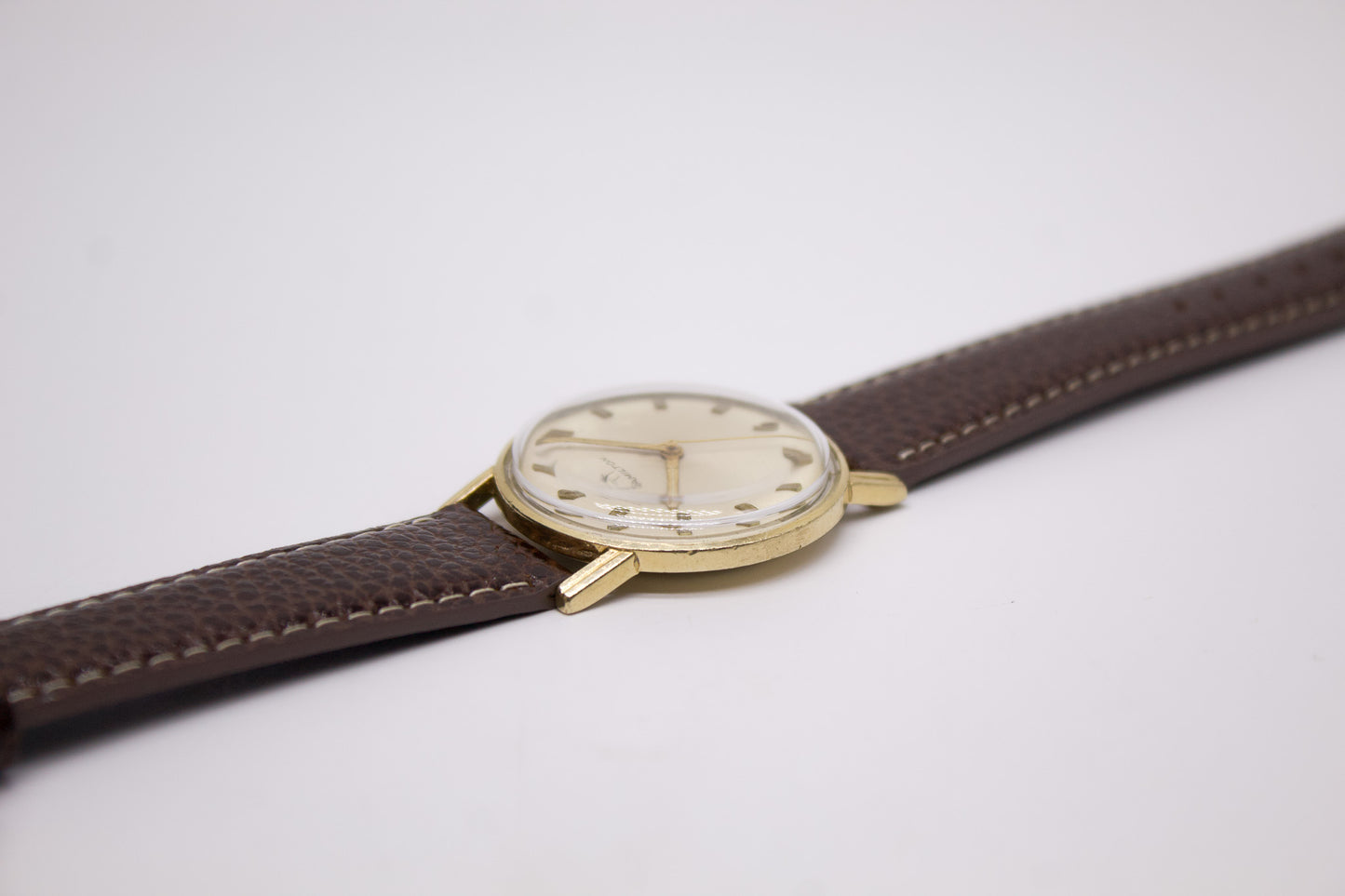 [Serviced] 1960s Hamilton Mechanical Art Deco Dial Men's Wrist-Watch