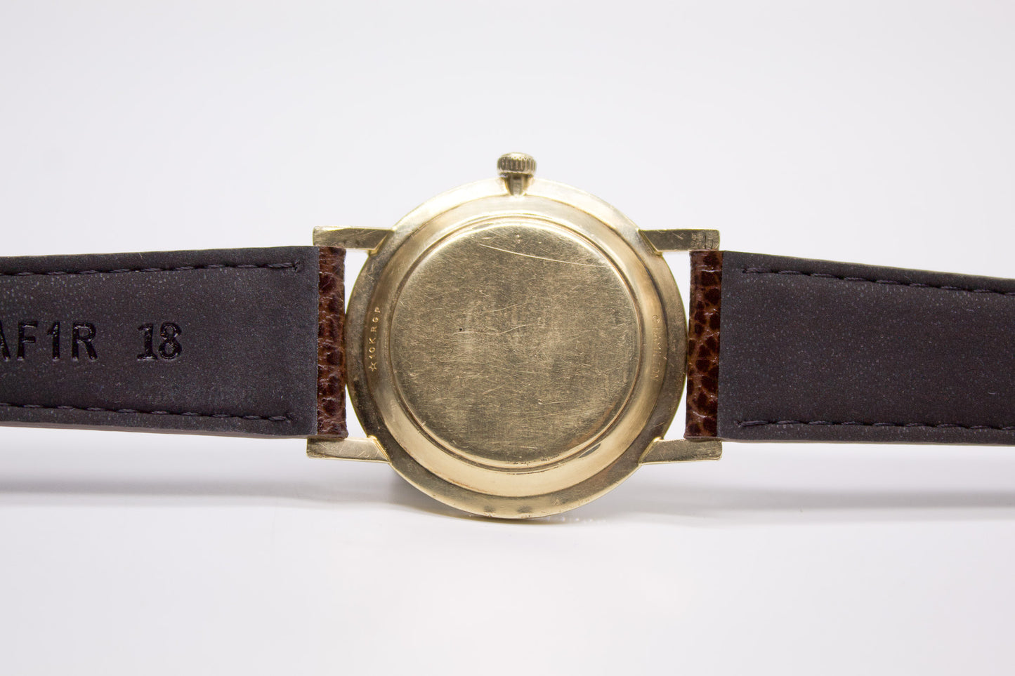 [Serviced] 1960s Hamilton Mechanical Art Deco Dial Men's Wrist-Watch