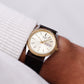 1992 Citizen Baby 'Day-Date' Champagne Sunburst Dial Two Tone Men's Wrist Watch W/Box & Papers