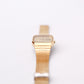 [Near Mint] 1986 Pulsar Ana-Digi Straight Grain Golden Dial Men's Wrist-Watch W/Box