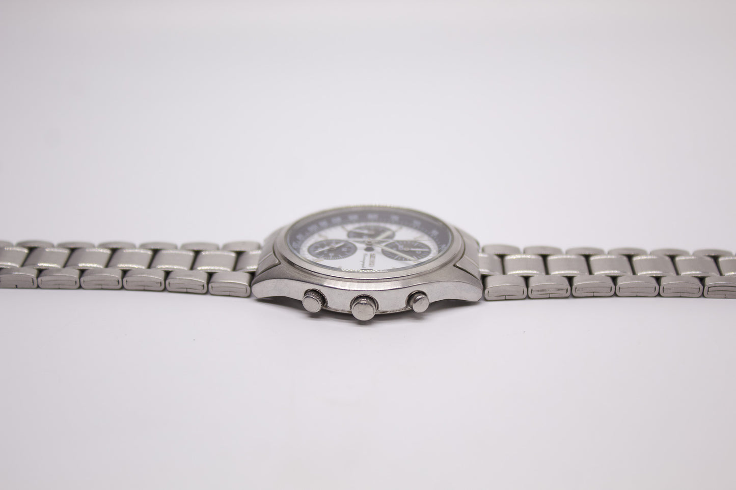 1996 Seiko Quartz Chronograph 'Panda Dial' Men's Wrist-Watch