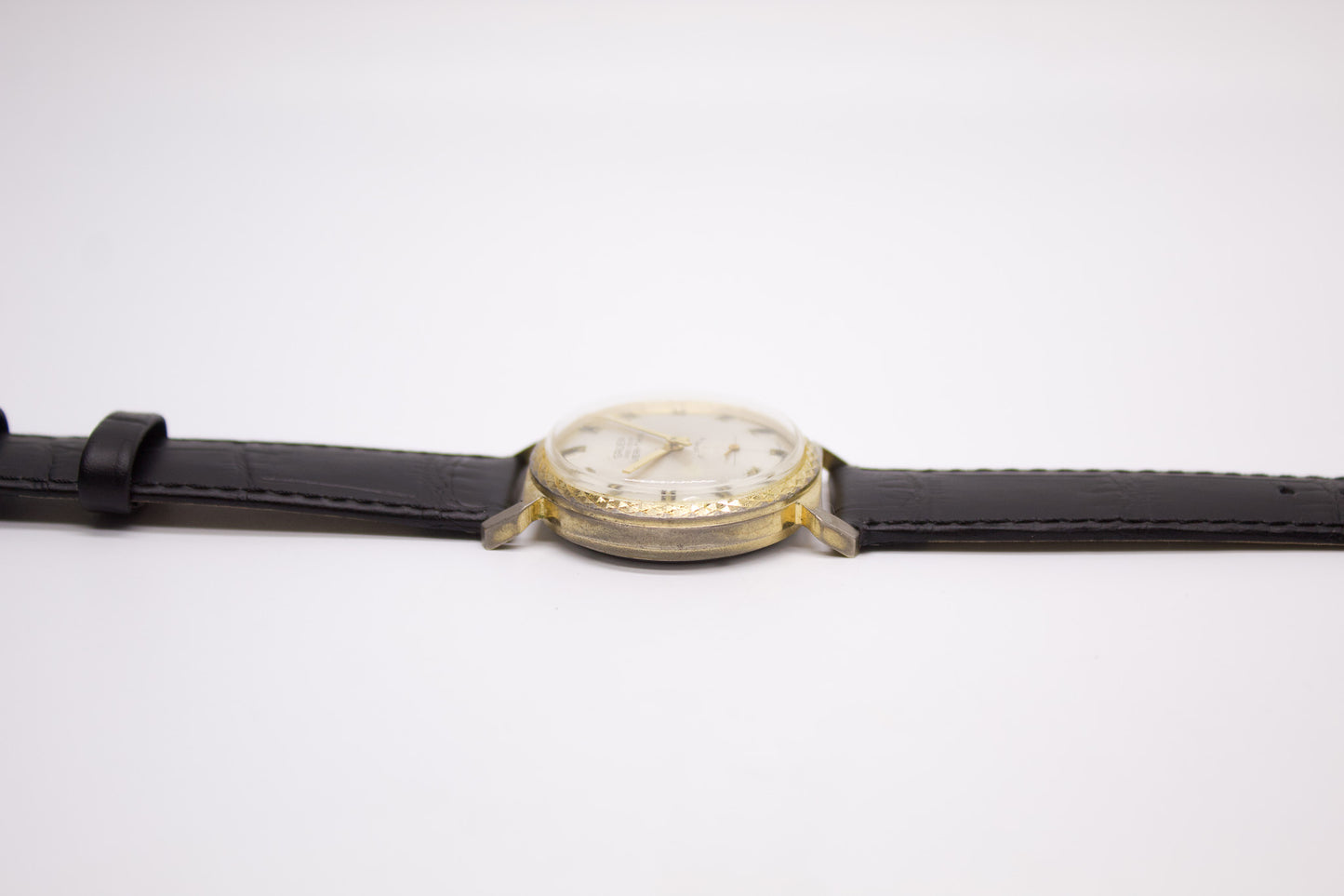 [Serviced] 1960s Gruen Veri-Thin Silver Sunburst Dial Men's Mechanical Wrist-Watch