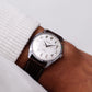[Serviced] 1969 Caravelle Mechanical Mid-Century Cream White Dial Men's Wrist-Watch