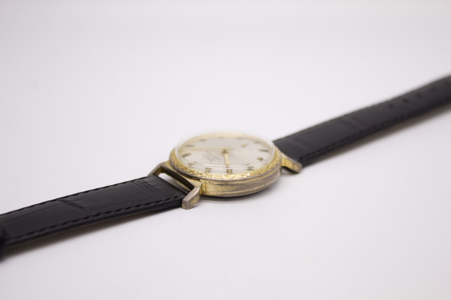 [Serviced] 1960s Gruen Veri-Thin Silver Sunburst Dial Men's Mechanical Wrist-Watch