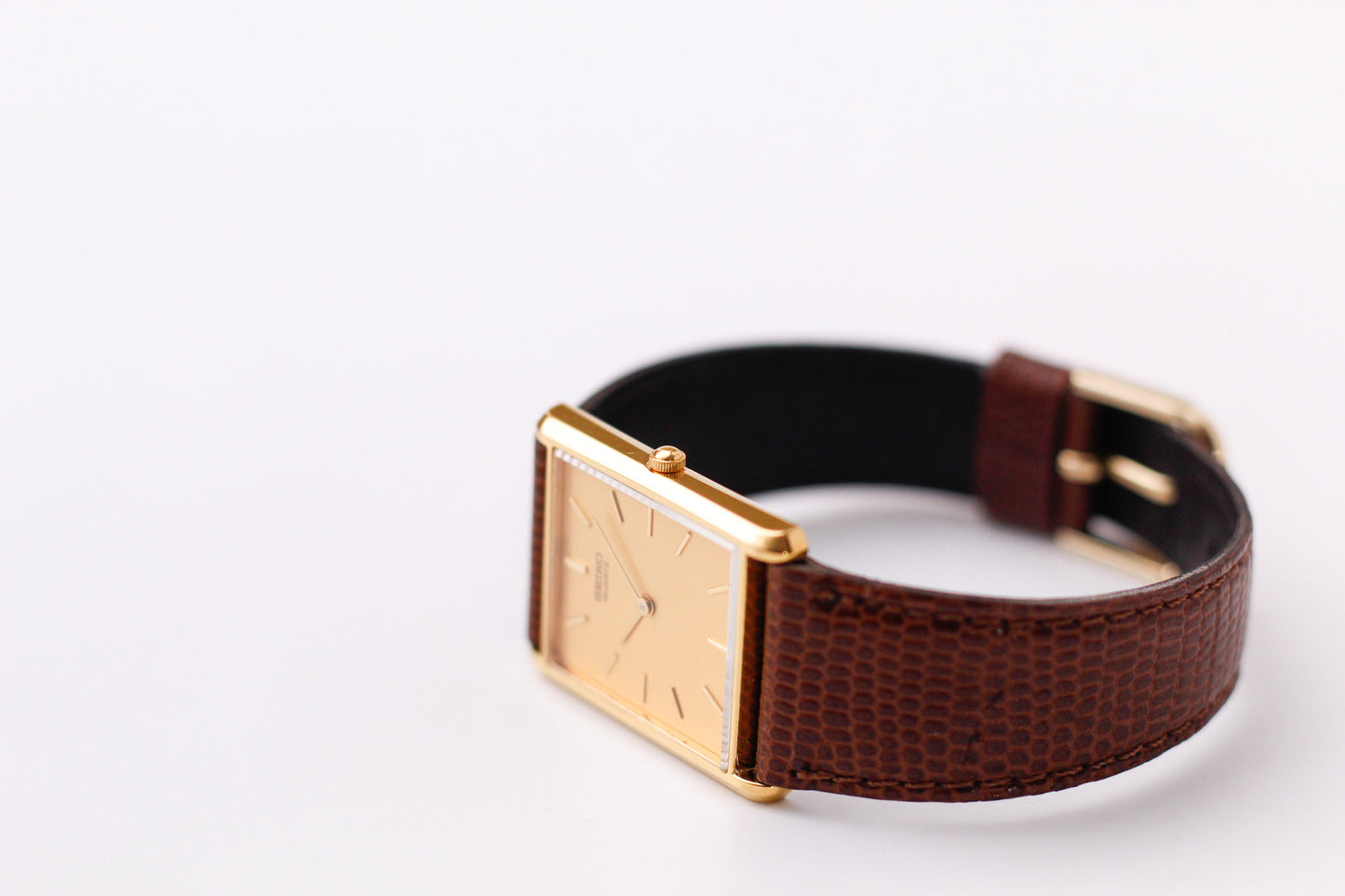 1989 Seiko Quartz Golden Tank Men's Wrist-Watch