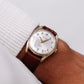 [Serviced] 1969 Waltham Mechanical Champagne Sunburst Dial Men's Wrist-Watch