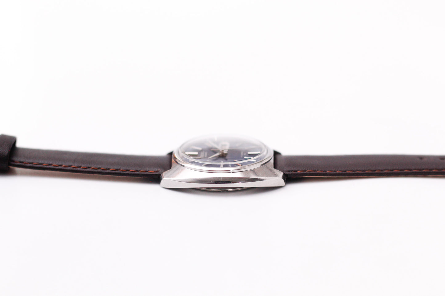 [Serviced] 1973 Seiko Automatic Marine Blue Dial Men's Wrist Watch
