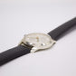 [Serviced] 1960s Saxony Mechanical Tri-Textured Dial Men's Wrist-Watch