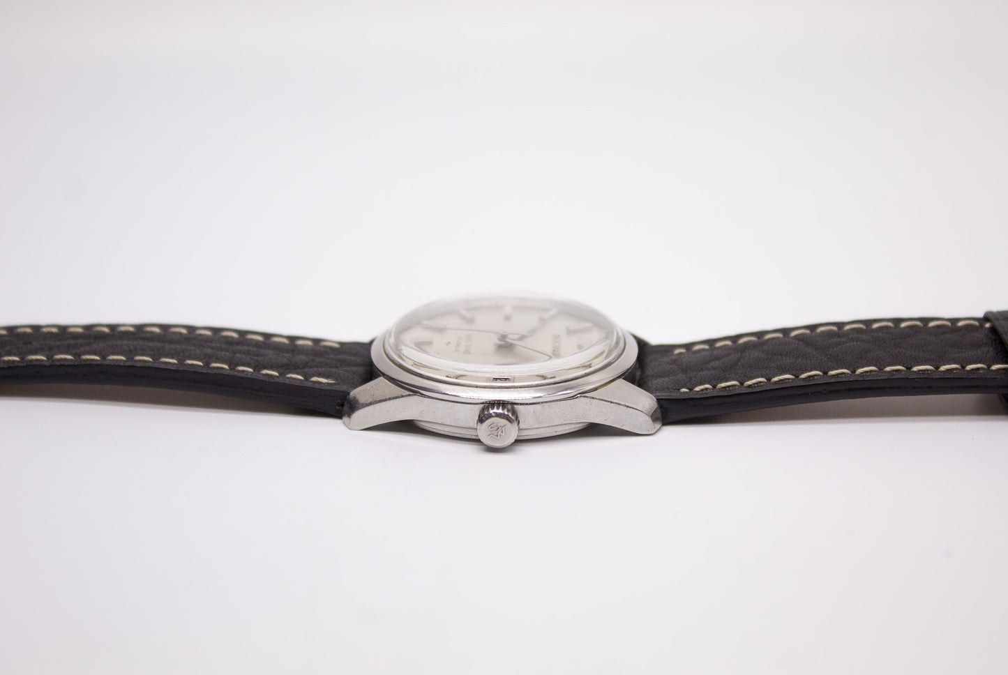 1968 King Seiko Silver Sunburst Men's Wrist-Watch
