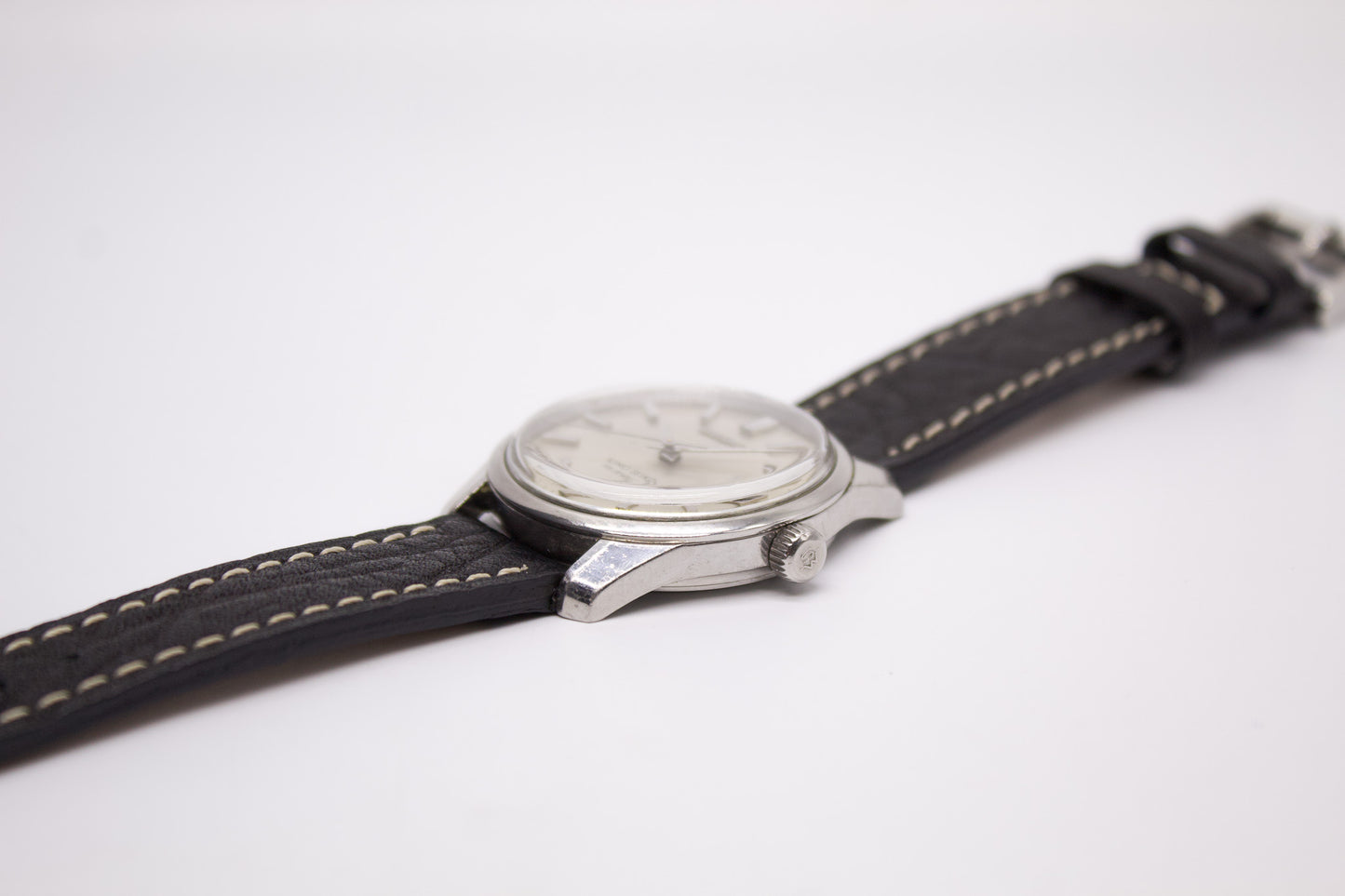 1968 King Seiko Silver Sunburst Men's Wrist-Watch